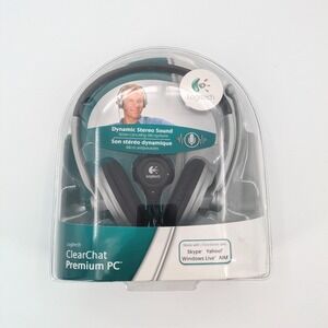 Logitech ClearChat Premium PC Headset Noise Canceling BRAND‎ NEW
